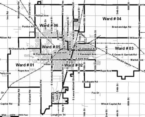 city of enid ward map